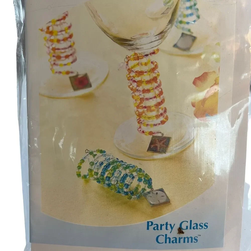 Simply Beads Kit of the Month Club Beading Party Glass Charms Set Sealed